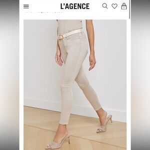 L’AGENCE Jeans : Margot Skinny ; Never worn